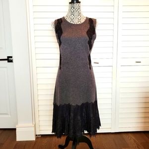 NWOT Hayden cashmere eyelash lace sweater dress sz L